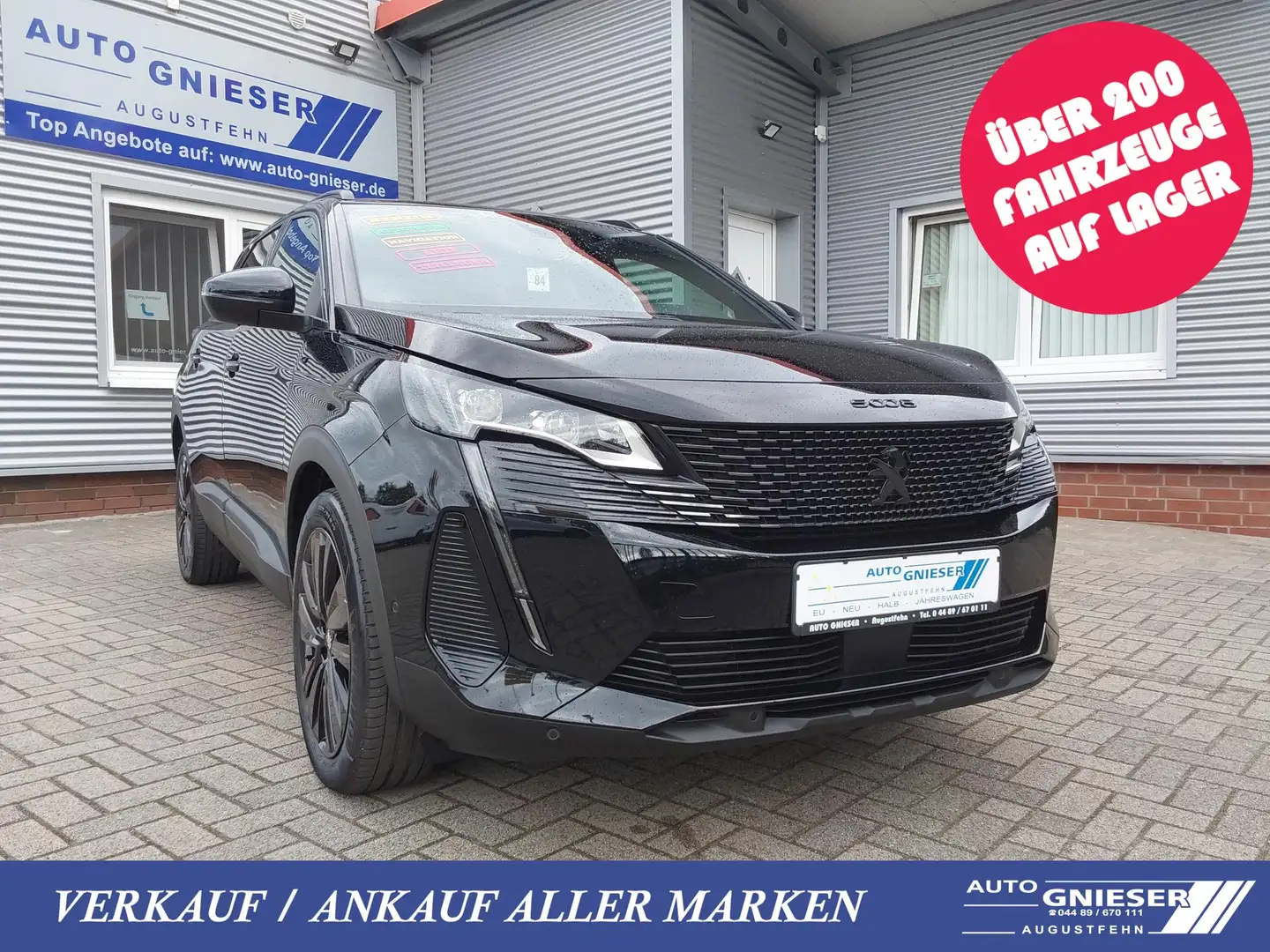 Peugeot 5008 1.2 PureTech 130 GT APP/LED/SHZ/PDC/KAM/NAV 96 ... Schwarz - 1