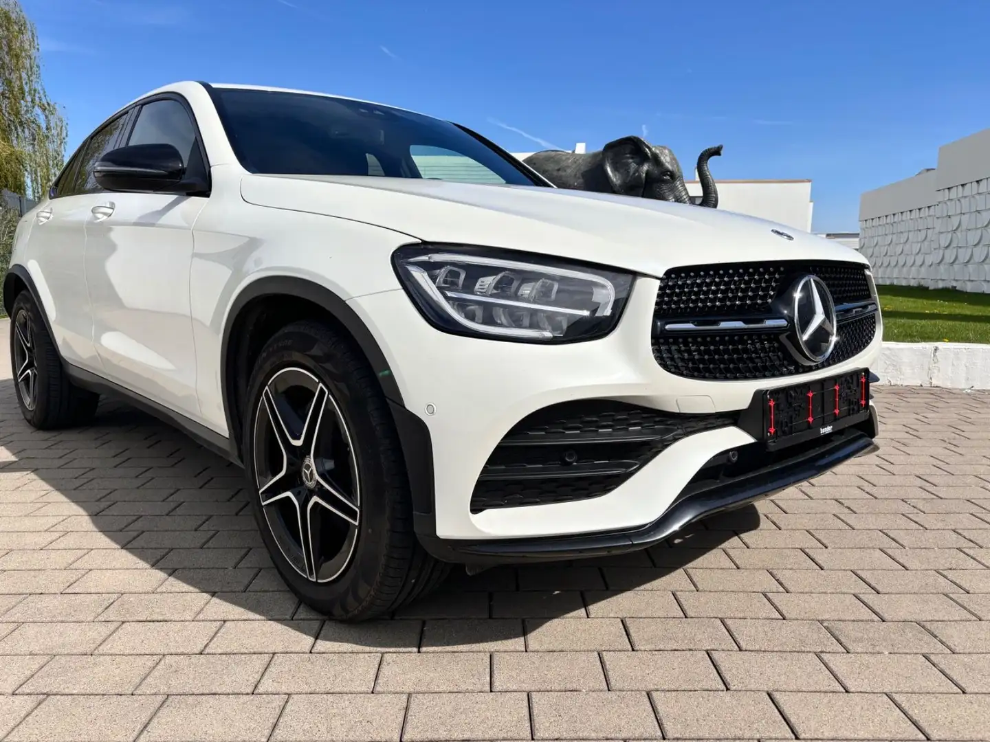 Mercedes-Benz GLC 300 COUPE ,UVP 78.670€,4 MATIC*4 J. GARANTIE Weiß - 2