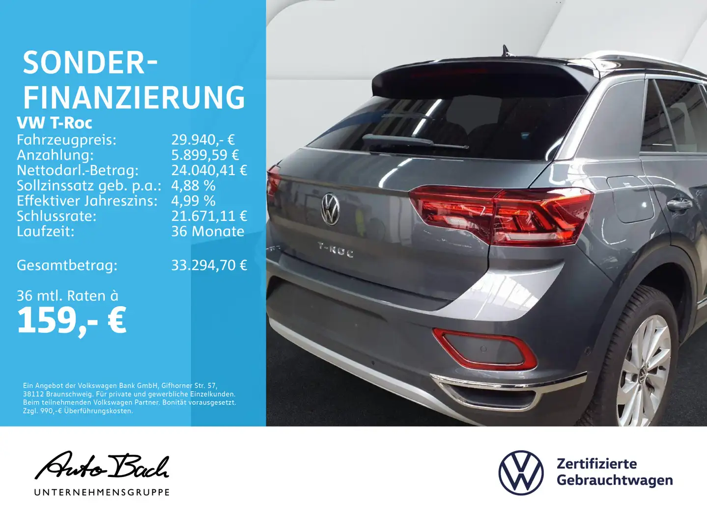 Volkswagen T-Roc T-ROC 1.5 TSI DSG Style, Digital Cockpit Pro, Na Grau - 2