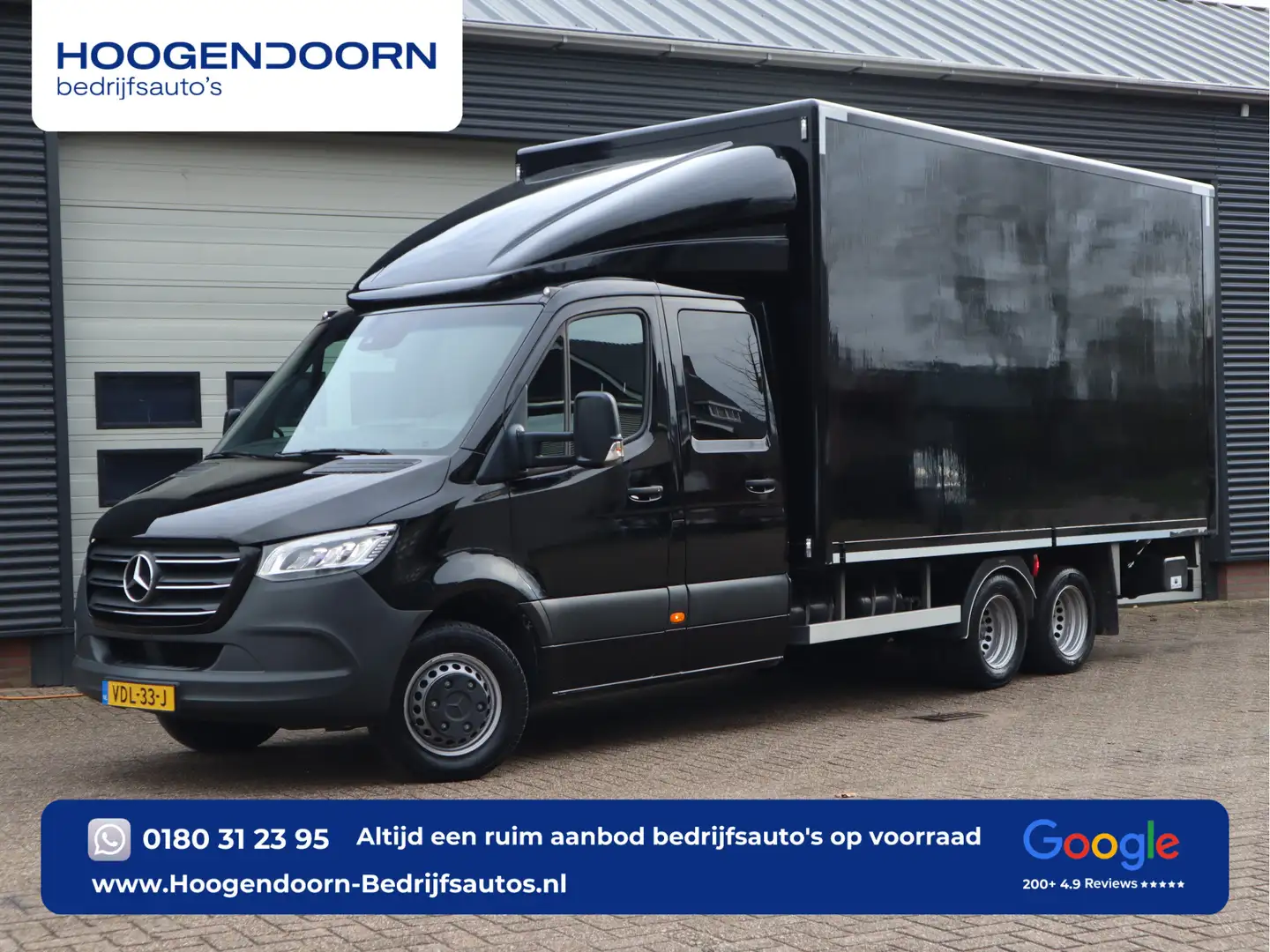 Mercedes-Benz Sprinter 519 CDI 3.0 V6 Euro 6 Automaat - Be-Combi Clixtar Schwarz - 1