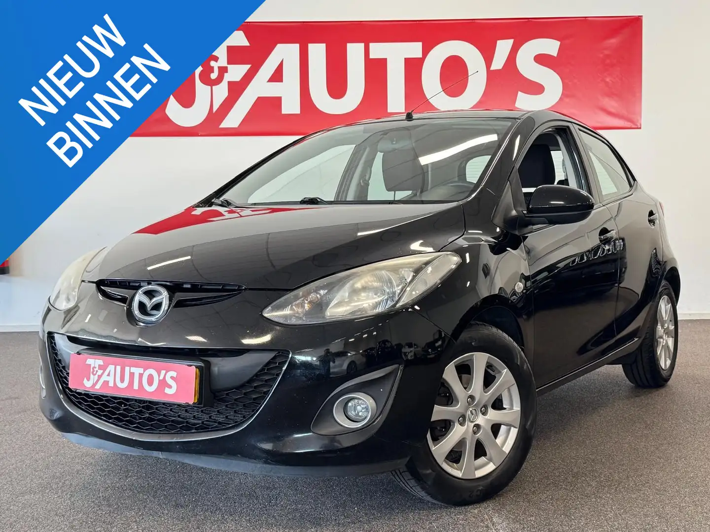 Mazda 2 1.3 TS ECC AIRCO, ELEC PAKKET, 15'' LMV Zwart - 1