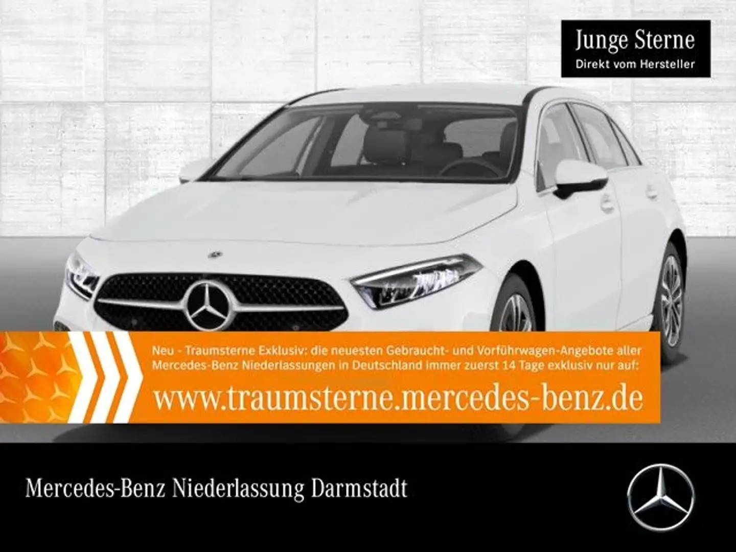 Mercedes-Benz A 180 PROGRESSIVE+LED+KAMERA+7G Blanc - 1