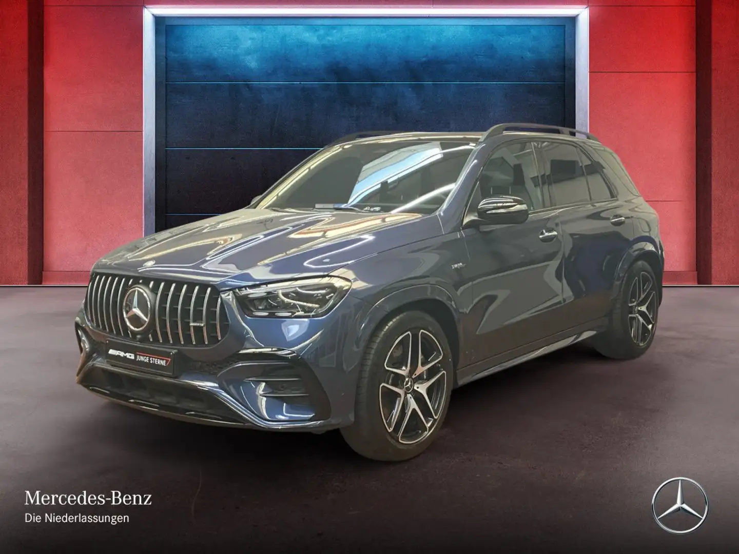 Mercedes-Benz GLE 53 AMG GLE 53 HYBRID 4M NIGHT+PANO+360+AHK+MULTIBEAM+21" Blau - 2