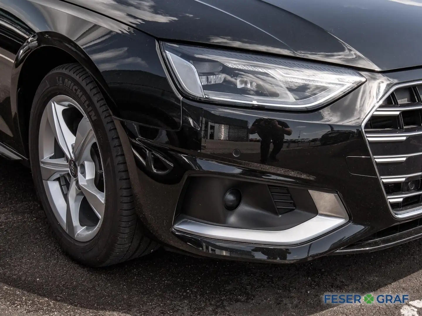 Audi A4 Avant 35 TDI advanced Stronic,LED,ACC,Navi+ Negro - 2