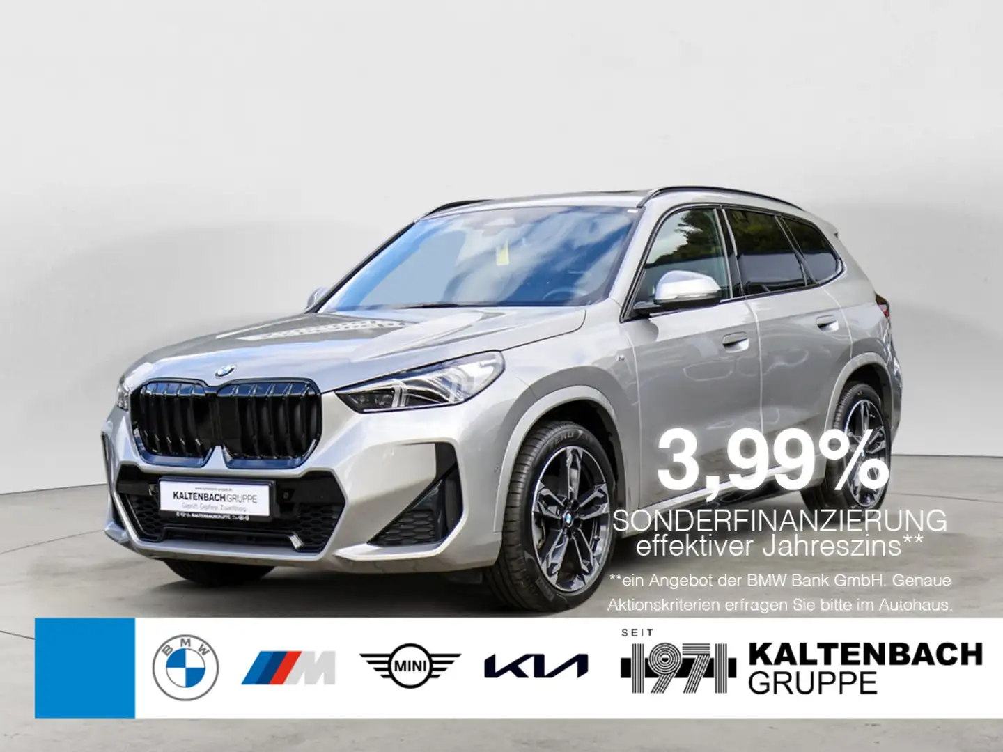 BMW X1 sDrive 18i M-Sport PANO AHK LED ACC NAVI Argent - 1