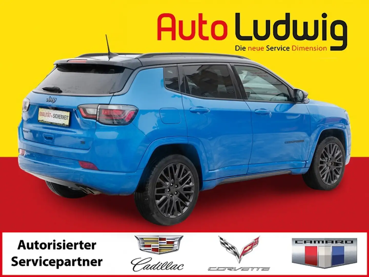 Jeep Compass S Plug in Hybrid 4xe*Virtual*LEDER*LED*NAVI*PDC... Schwarz - 2