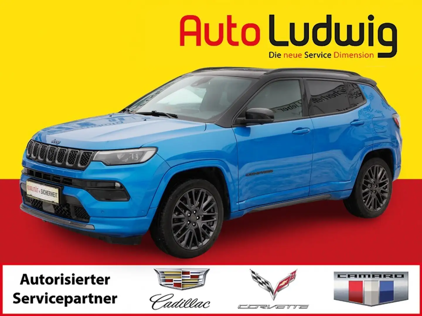 Jeep Compass S Plug in Hybrid 4xe*Virtual*LEDER*LED*NAVI*PDC... Schwarz - 1
