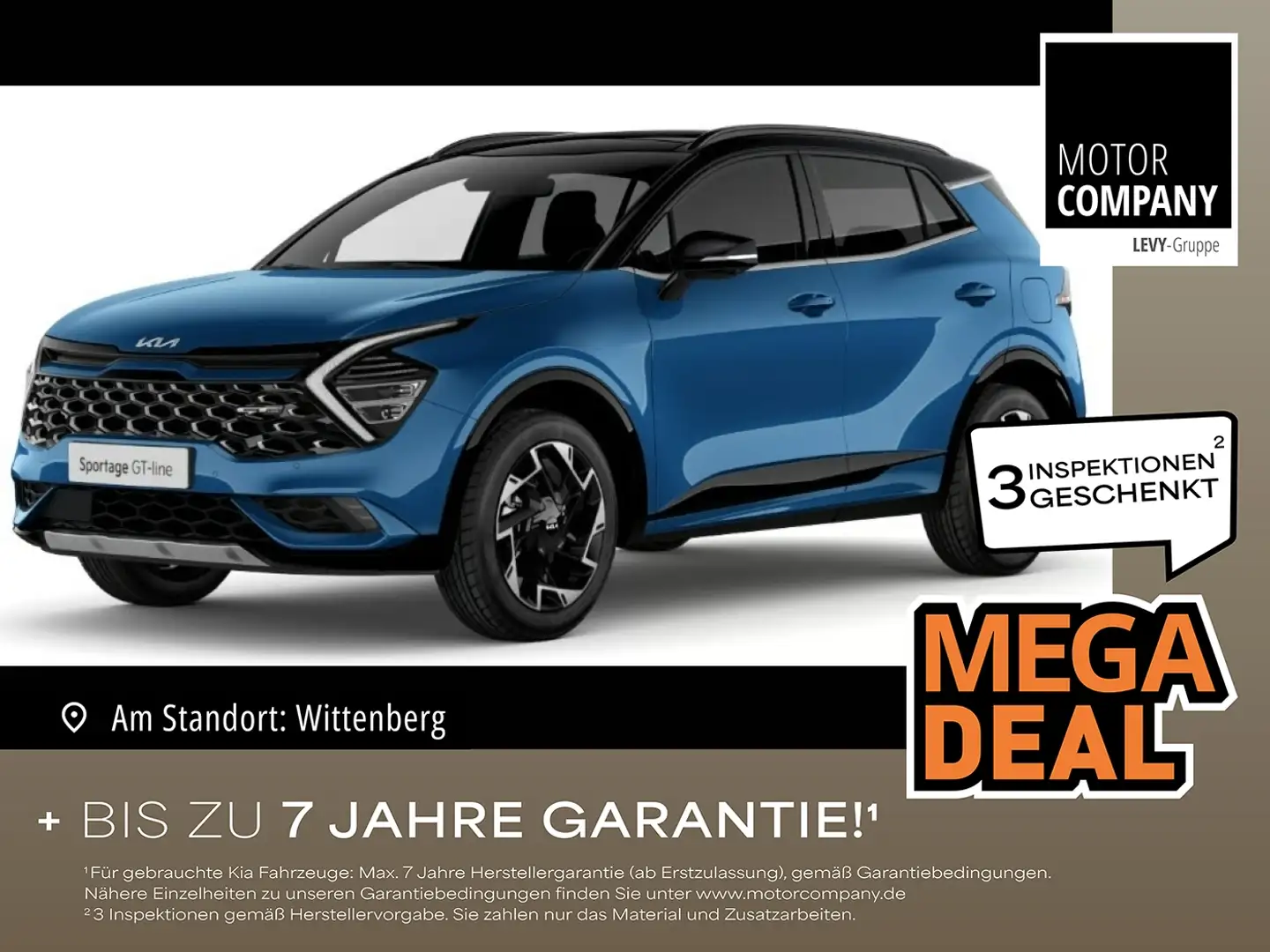 Kia Sportage 1.6 T-GDI GT-Line Pano+Sound+360°Kamera Blau - 1