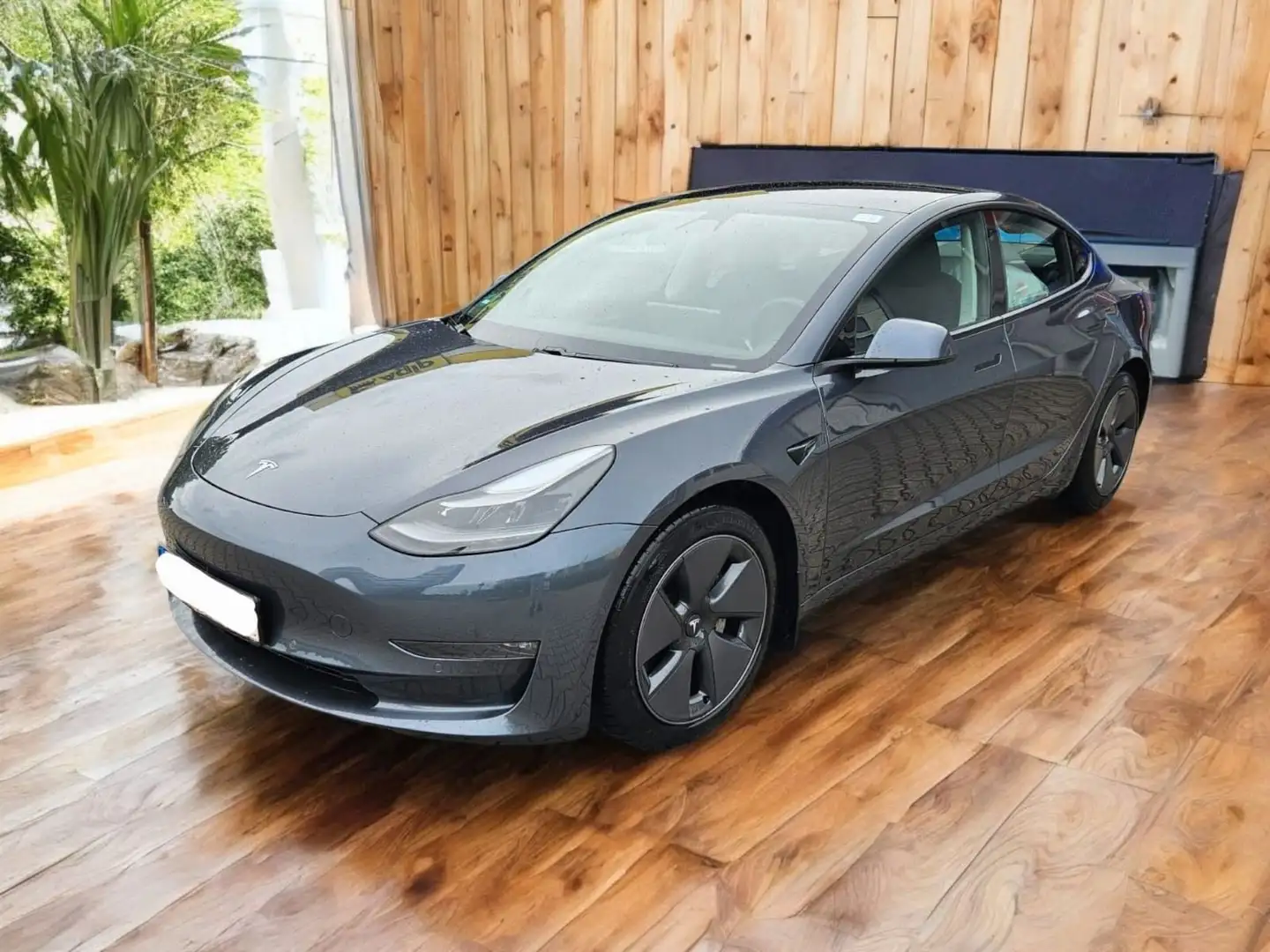 Tesla Model 3 Long Range Dual AWD,Pano,AHK,8fach Grau - 1