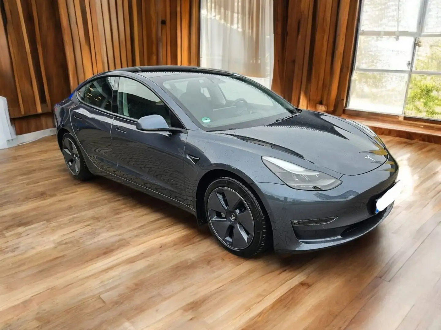 Tesla Model 3 Long Range Dual AWD,Pano,AHK,8fach Grau - 2