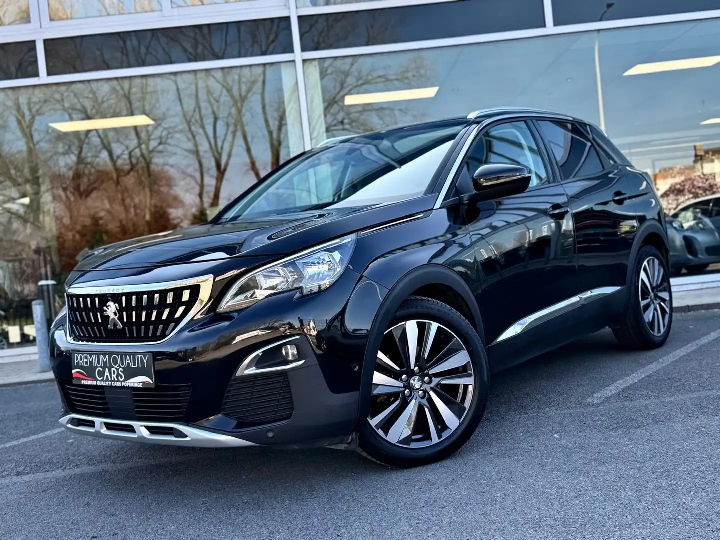 Peugeot 3008 1.2 PureTech Allure / PANO / LEATHER / SFEERLICHT Zwart - 1