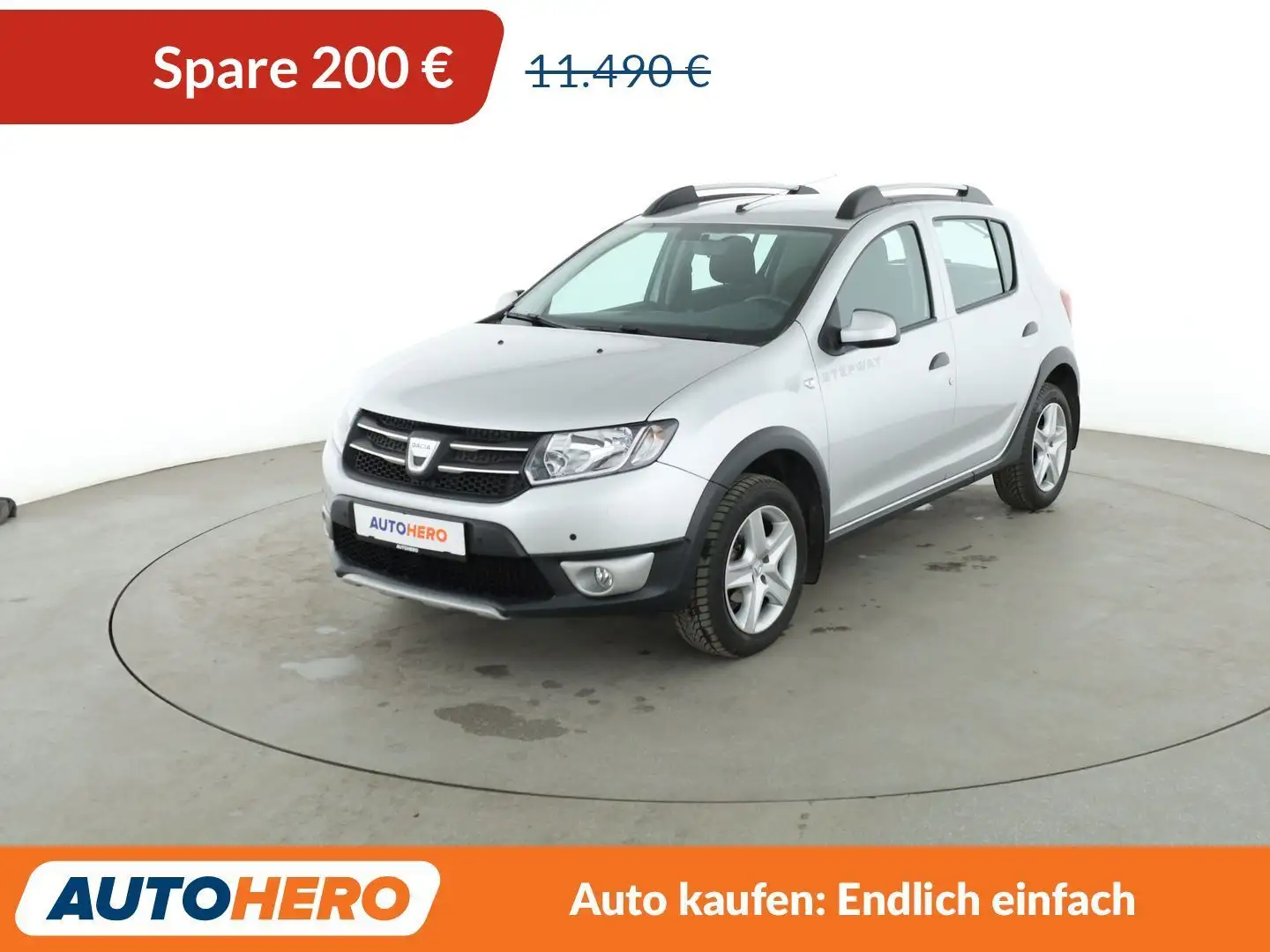 Dacia Sandero 0.9 TCe Stepway Prestige Aut.*NAVI*PDC*TEMPO* Grau - 1