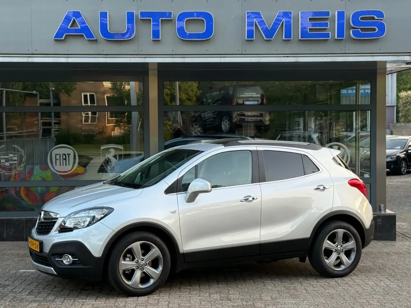 Opel Mokka 1.4 T Cosmo 4X4 Schuifdak Leder Navi Camera Xenon Grijs - 1