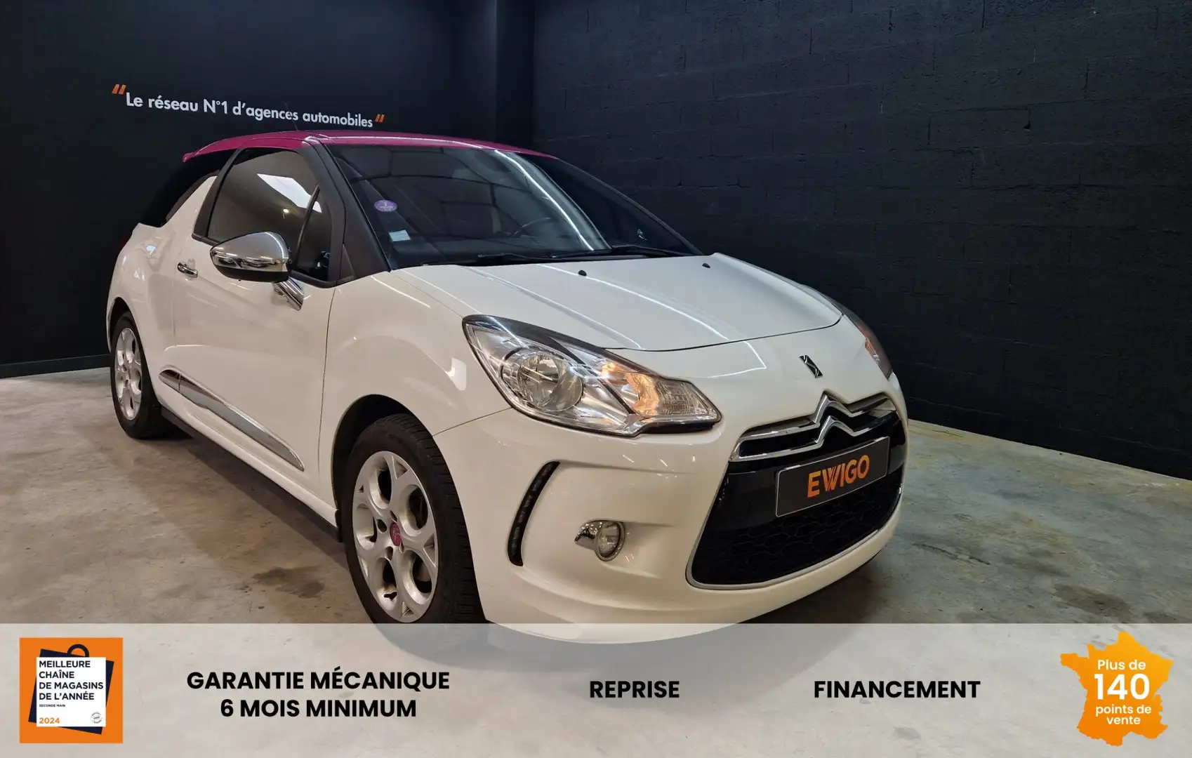 DS Automobiles DS 3 155 SPORT CHIC - CARNET COMPLET ! - DISTRIB à CHAI - 1