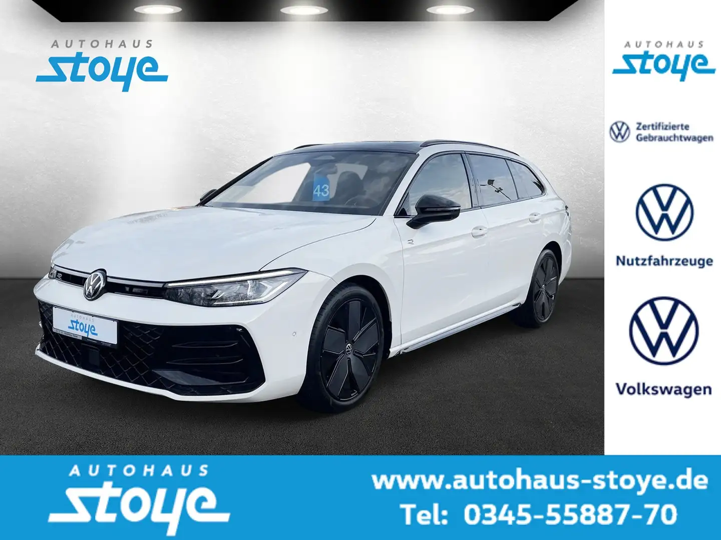 Volkswagen Passat Variant R-Line TDi DSG Navi Matrix Weiß - 1