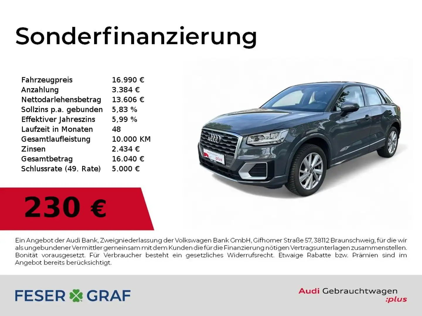 Audi Q2 Sport 1.4 TFSI LED/Navi/PDC+/SHZ/Bluetooth Grijs - 1