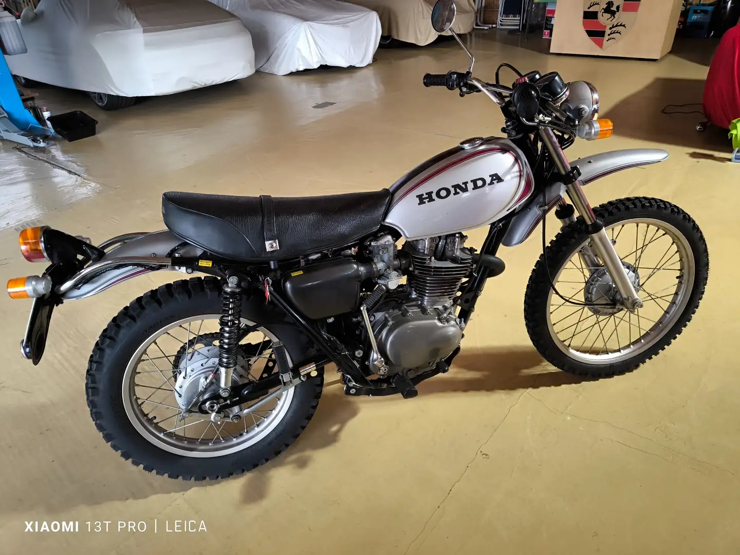 Honda XL 250 Modell K0- Bj.1974 srebrna - 1