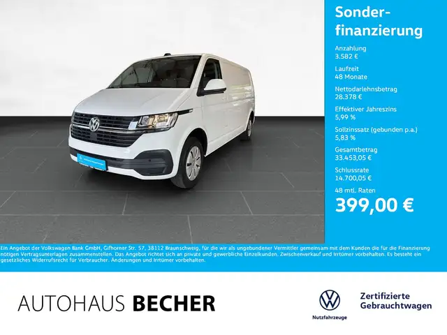 Volkswagen T6 Transporter Kasten T6.1 LR 2.0 TDI DSG /AHK