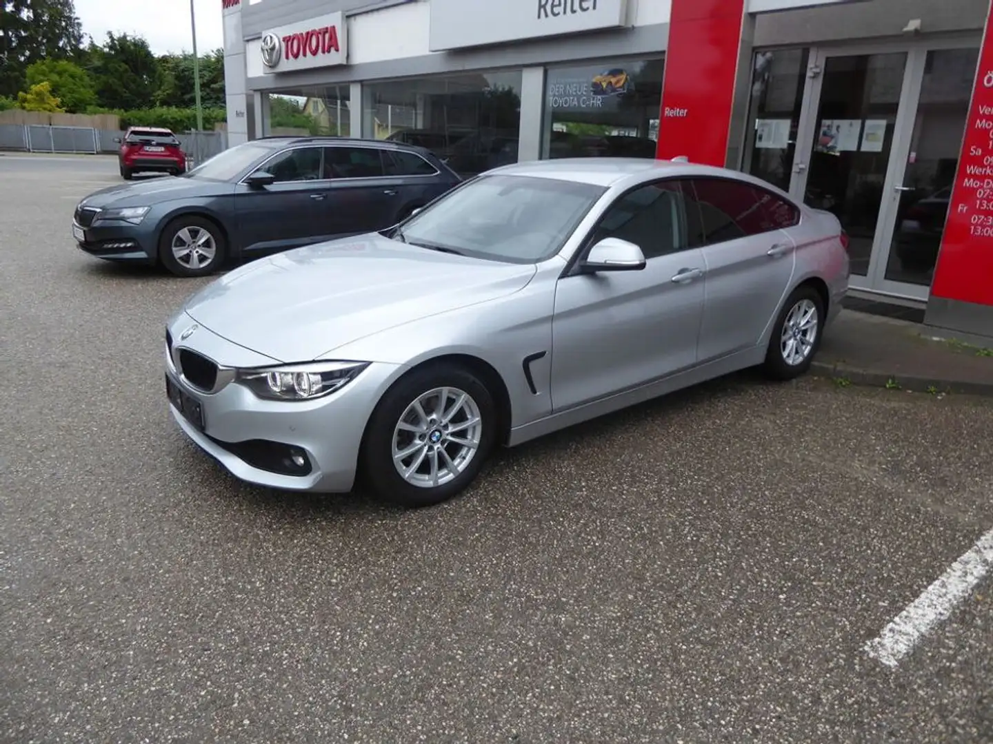 BMW 418 d Gran Coupe *LED*SHZ* Argent - 2