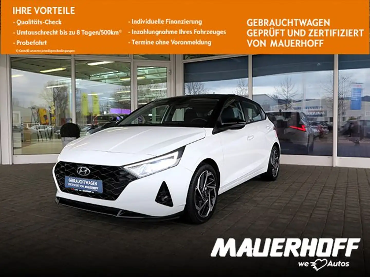 Hyundai i20 Intro EDI | Navi | Kamera | Winterp | LED | Blanc - 1