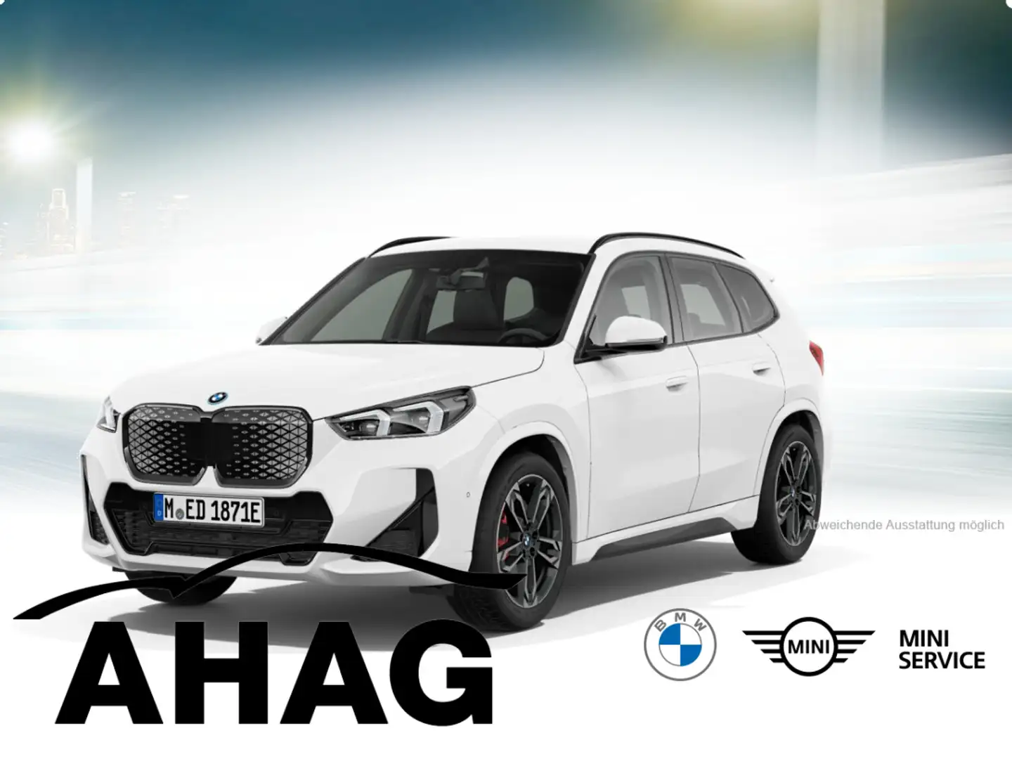 BMW iX1 xDrive30 Navi Bluetooth PDC Kurvenlicht Weiß - 2