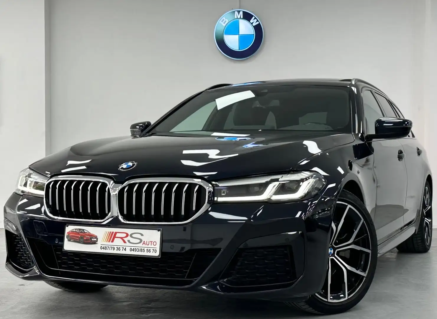 BMW 520 DA PACK M - NEW MODEL - GARANTIE 12 MOIS - FULL OP Blauw - 1