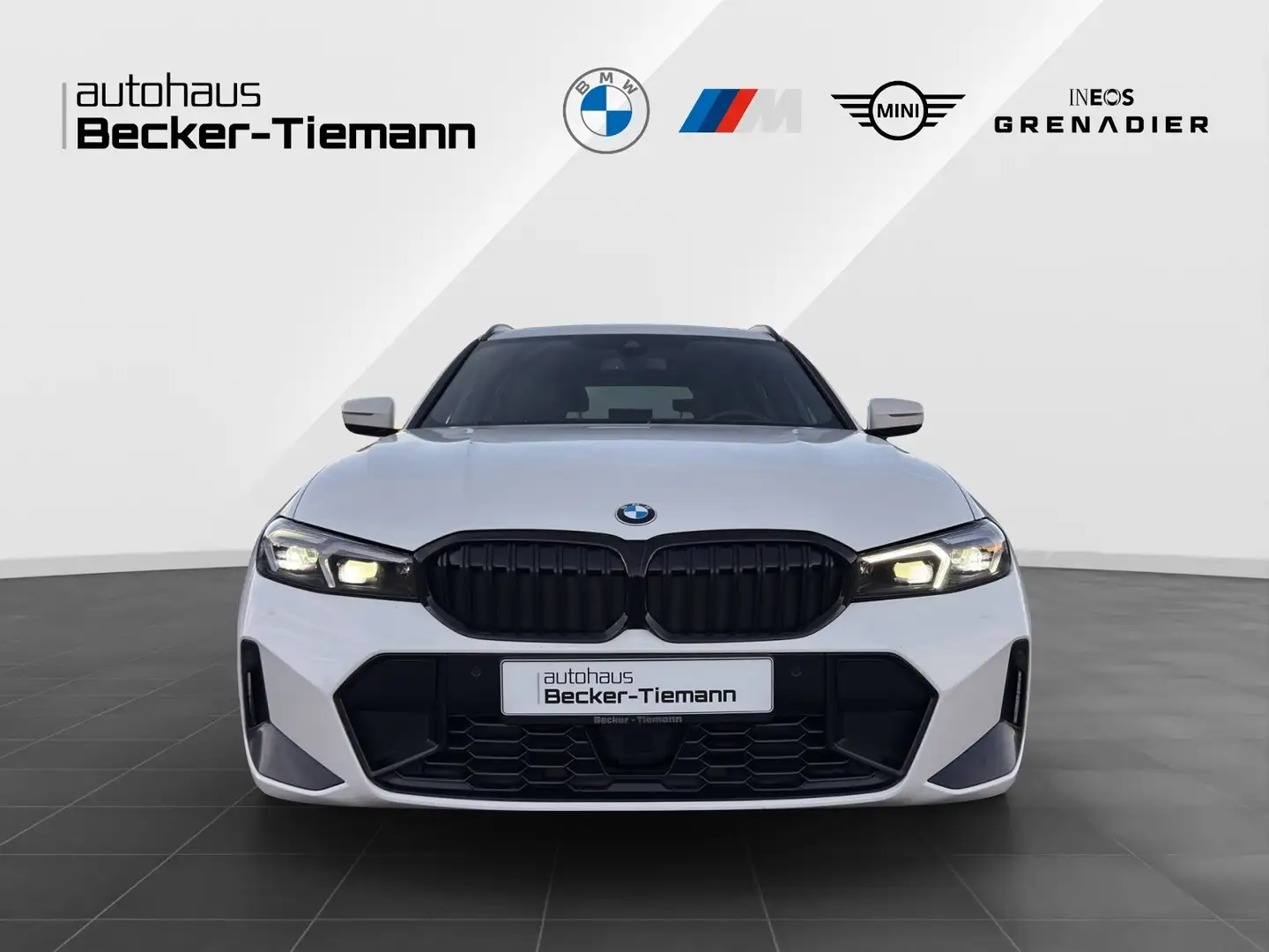 BMW 318 d Touring M Sport Pro/Panorama/Widescreen/Parking/ Weiß - 2