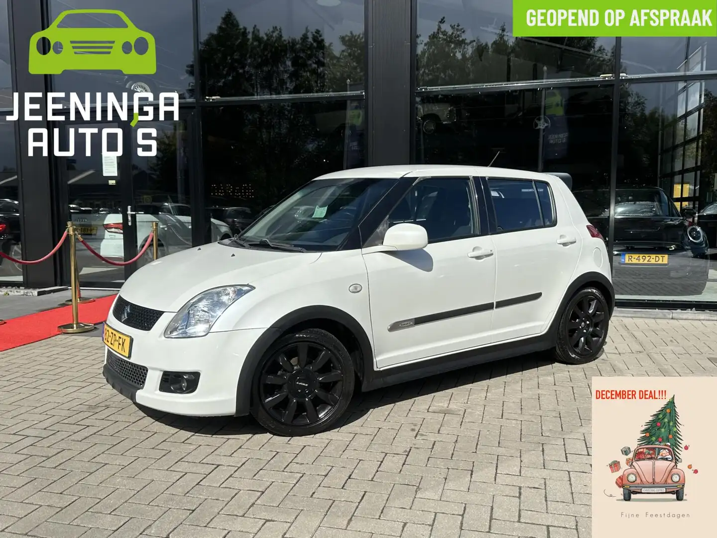 Suzuki Swift 1.3 |Airco|Trekhaak|LMW|NAP Weiß - 1