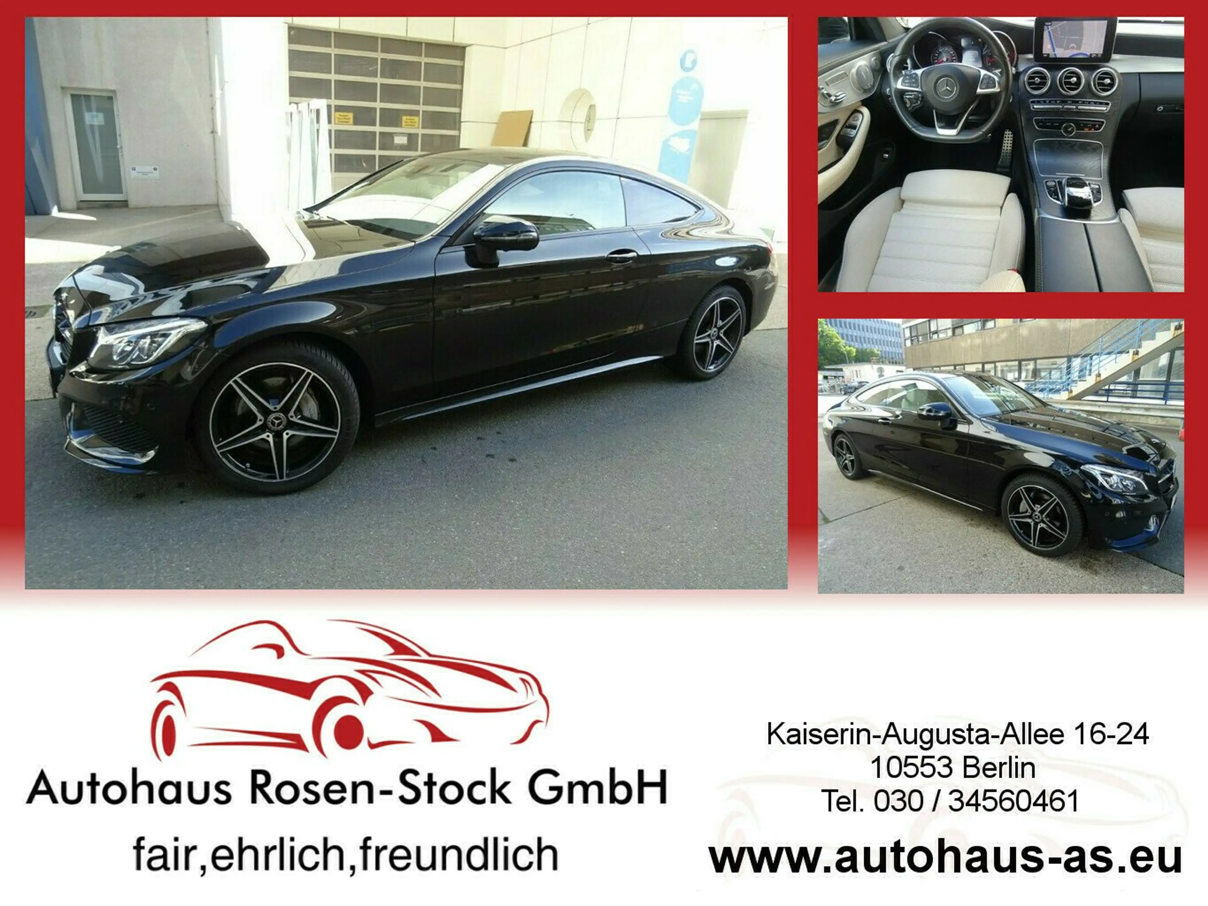 Mercedes-Benz C 200 Coupe AMG Line 4Matic 9G-Tronic,Leder,360°,ACC