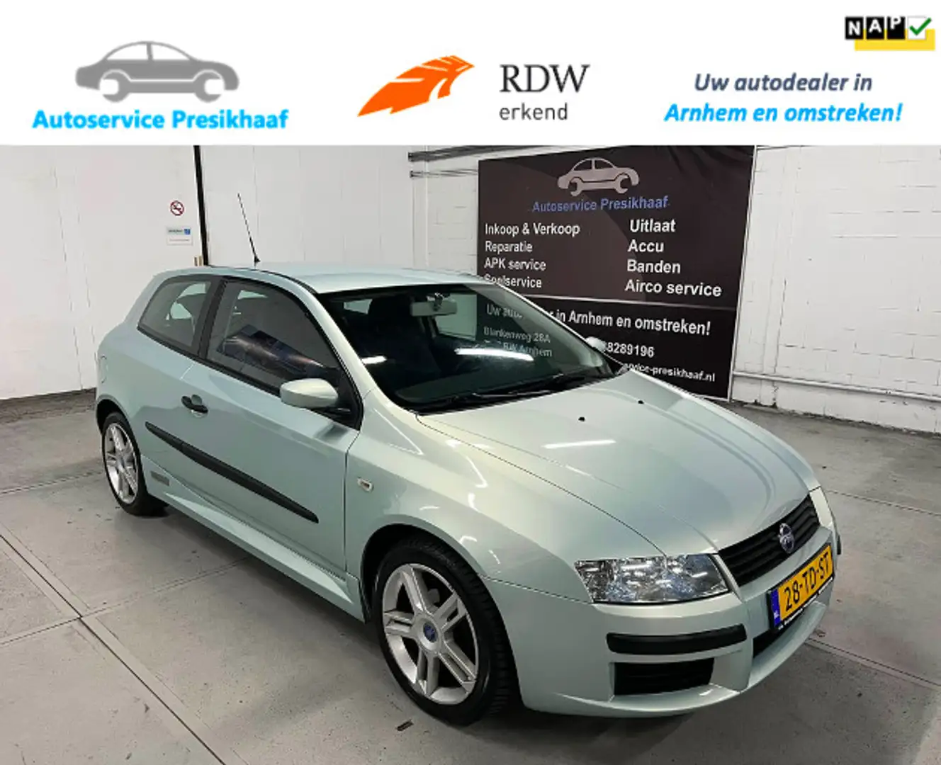Fiat Stilo 1.6-16V Racing ECC / SPORT / LM VELGEN Vert - 1