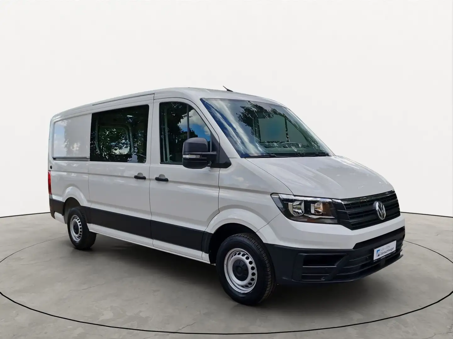 Volkswagen Crafter 30 Kasten 2.0 TDI MR *AHK*RFK*Navi* Blanc - 2
