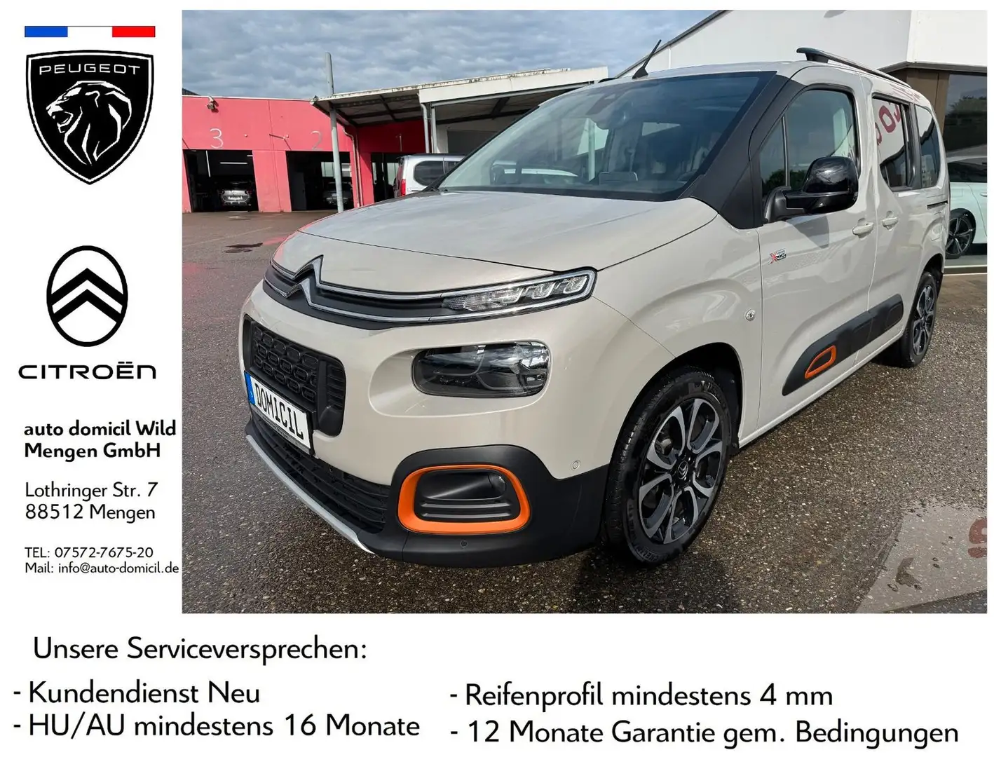 Citroen Berlingo Shine M -XTR Paket -Glasdach Beige - 1