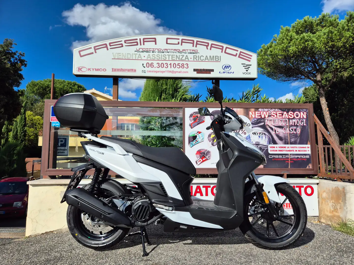 Kymco Agility 125 S/ Euro 5+/ CBS Bianco - 1