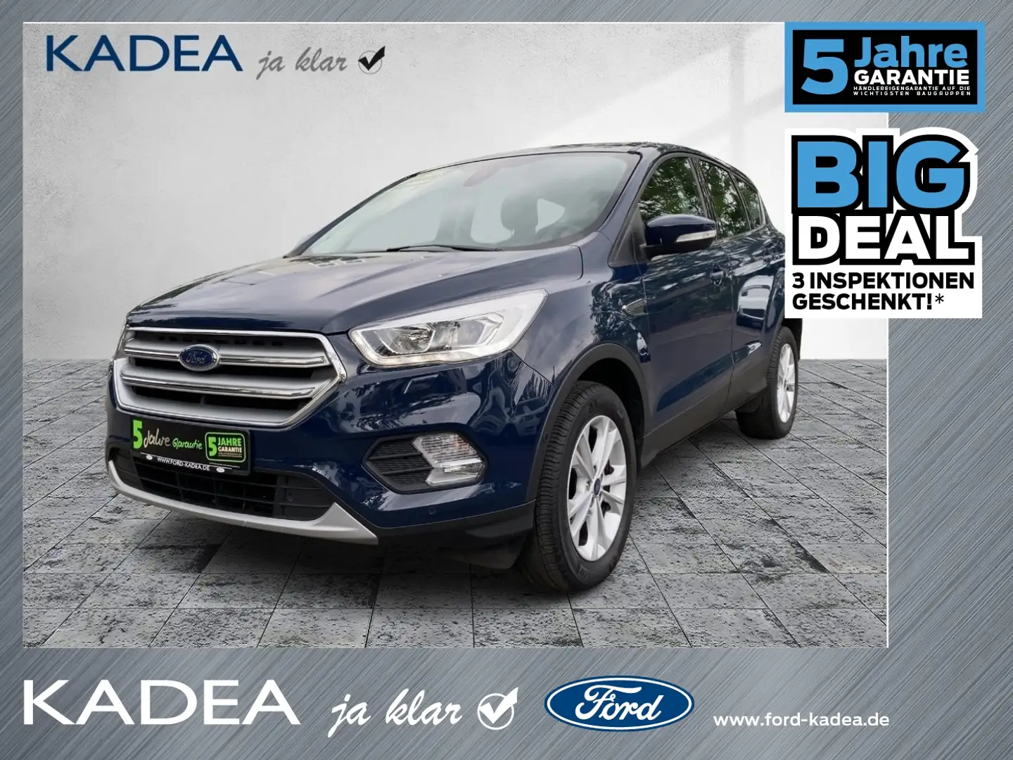 Ford Kuga 1.5 Titanium Winter-P|Kamera|PDC|Navi| Niebieski - 1