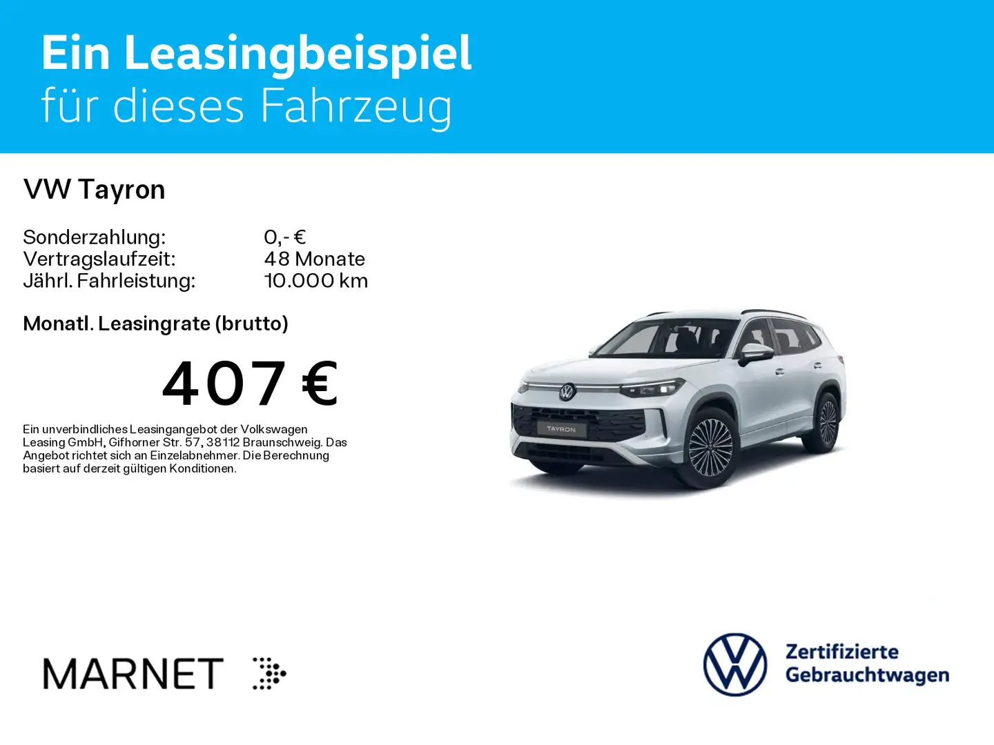 Volkswagen Tayron 1.5 eTSI DSG Life *AHK*Kamera*Keyless*LED Silber - 2