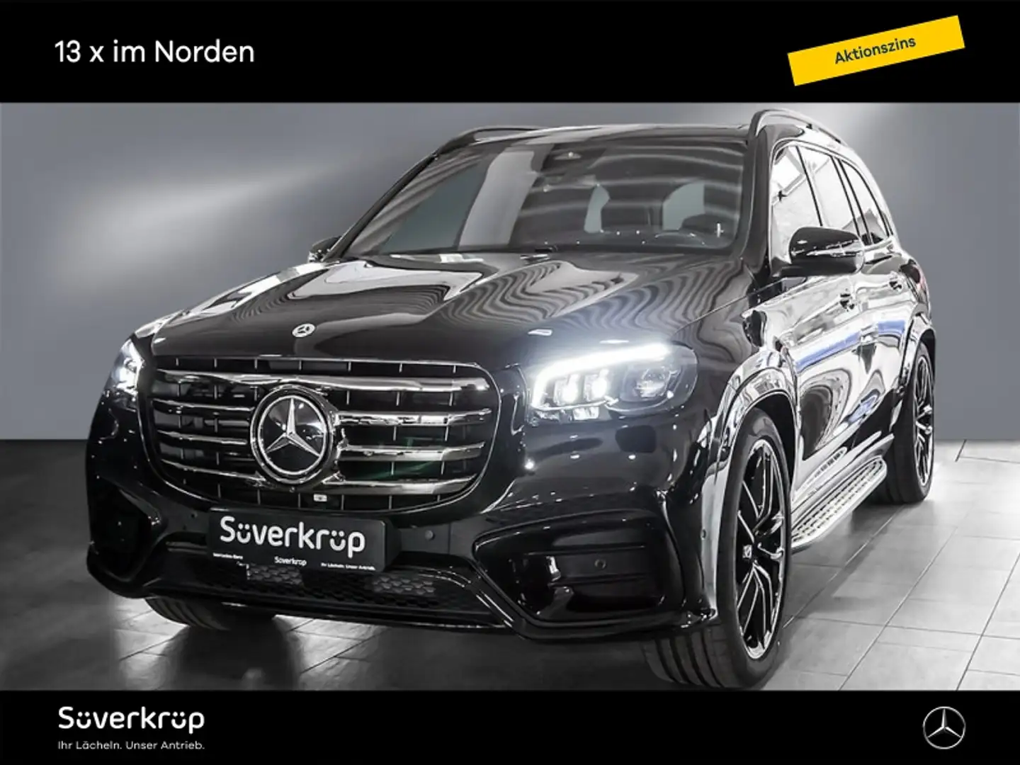 Mercedes-Benz GLS 450 d 4M BURM AMG NIGHT SPUR DISTR AIRMATIC Schwarz - 1