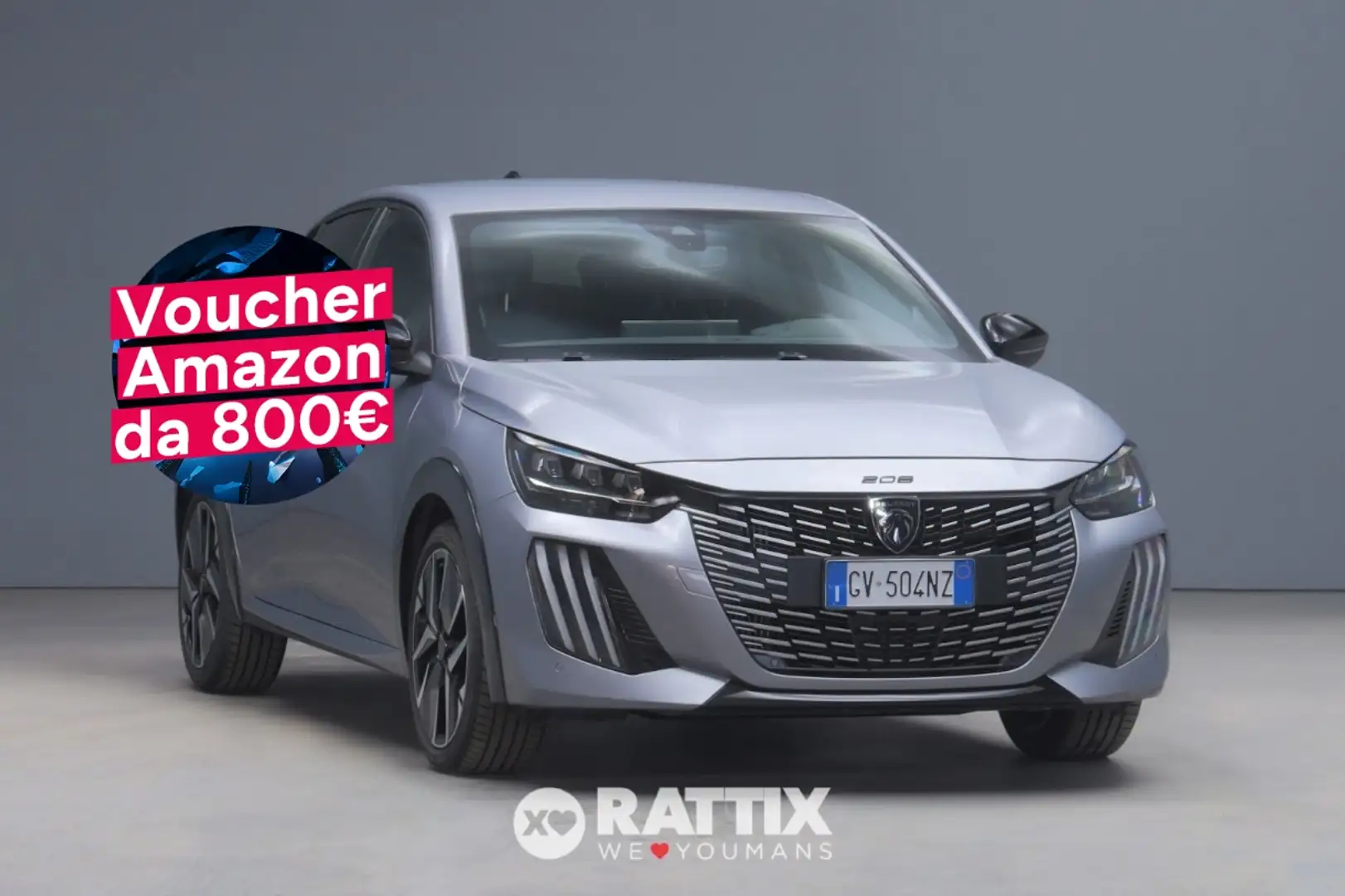 Peugeot 208 1.2 Puretech 100CV GT Grau - 1