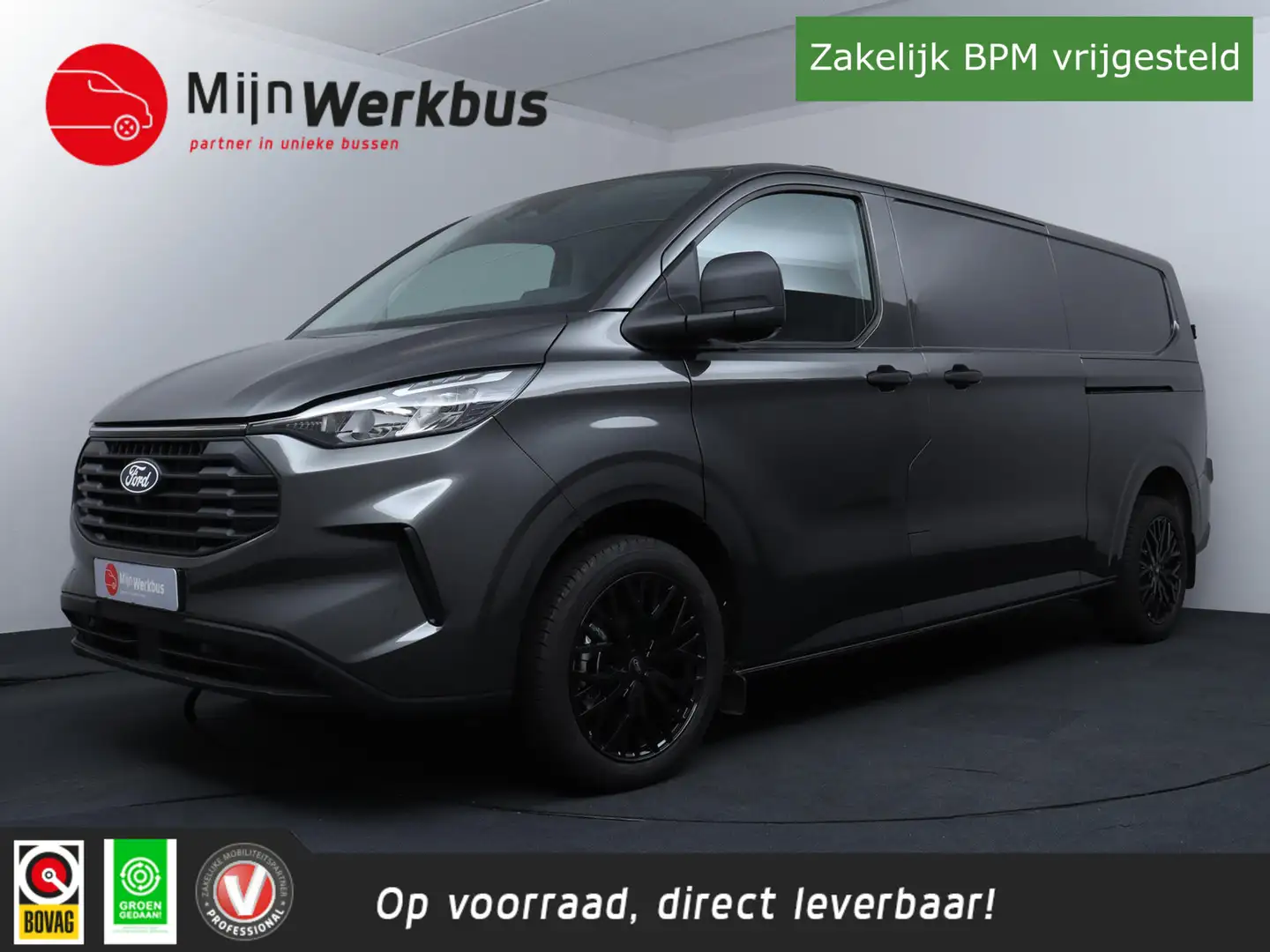 Ford Transit Custom 320 2.0 TDCI L2H1 170pk Automaat | ACC | Navigatie Grijs - 1