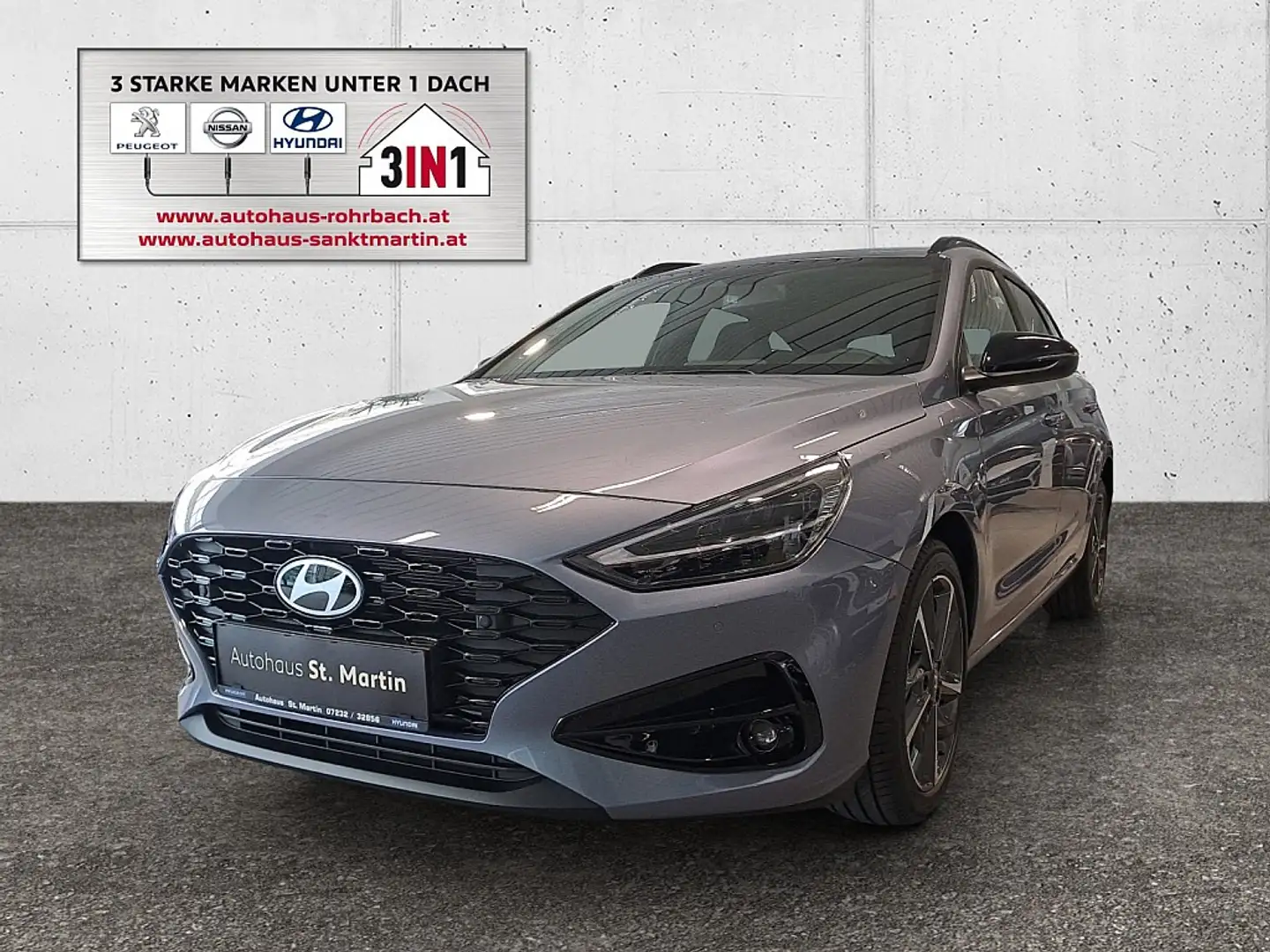 Hyundai i30 Kombi 1,5 DPI Go! Bleu - 1