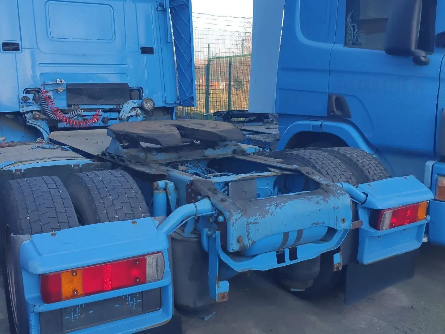 Trucks-Lkw Scania p serie Blauw - 2