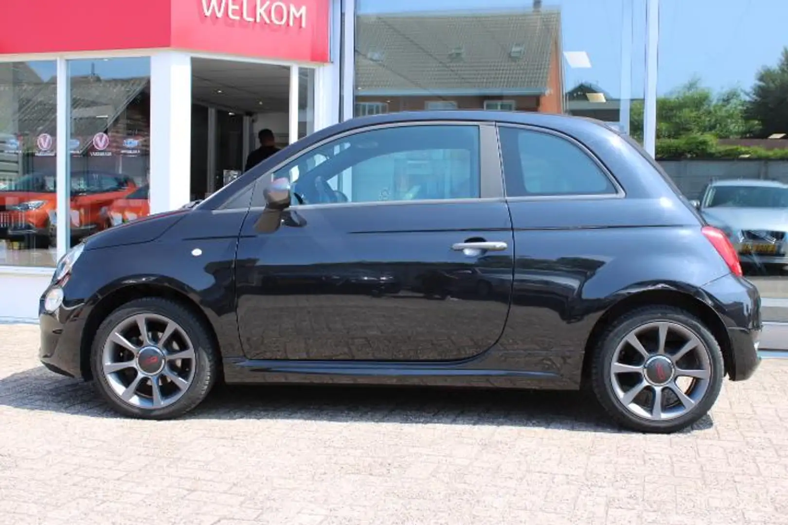 Fiat 500C 1.2s rockstar cabrio, LEDER, AIRCO, PDC, LMV, Rijk Negro - 2