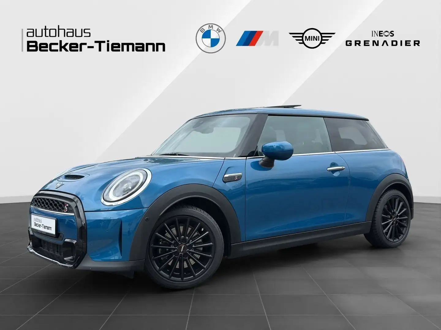 MINI Cooper S Aut. Classic Trim *NAVI*17 ZOLL*PANO*RFK Blau - 1