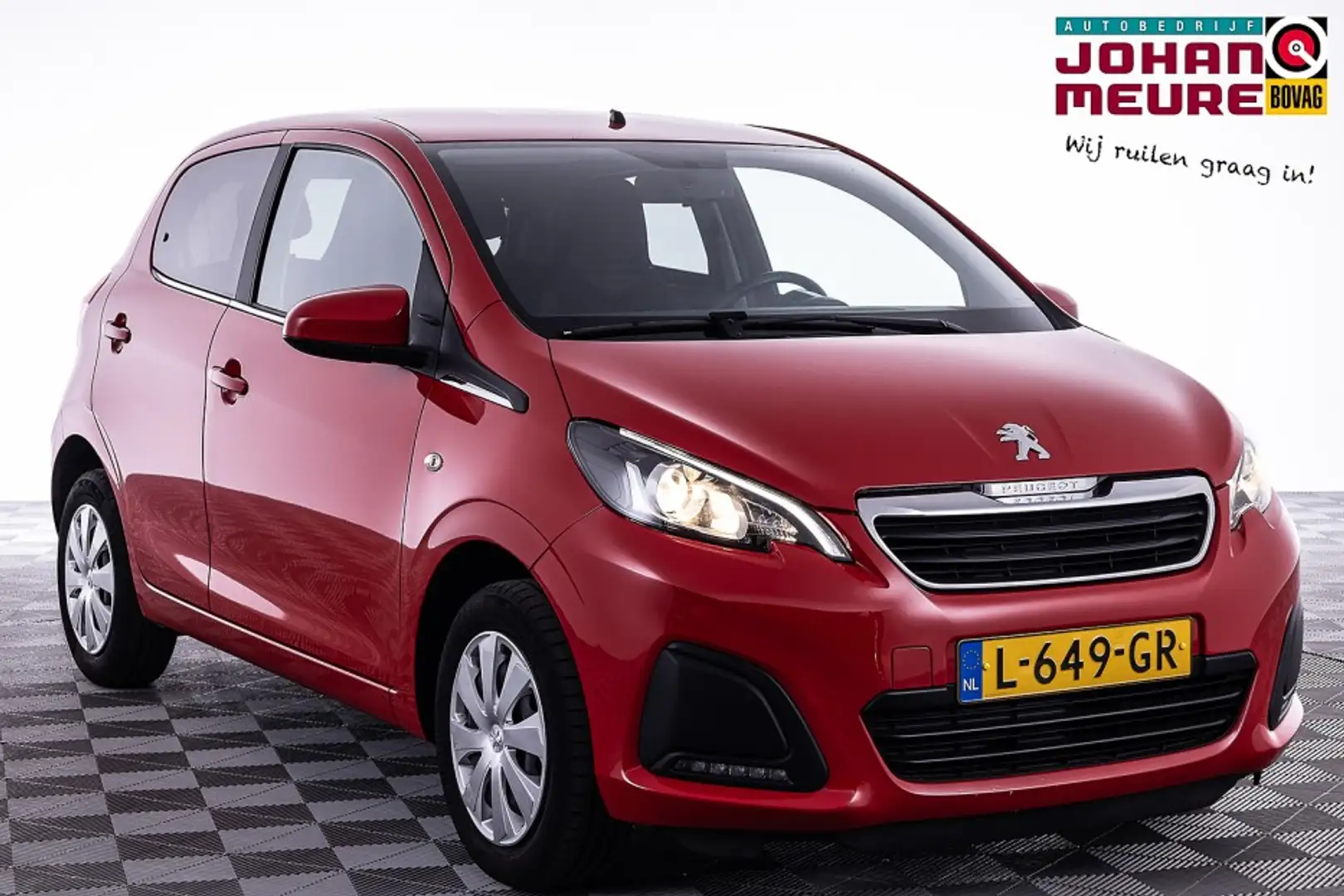 Peugeot 108 1.0 e-VTi Active 5-drs | AIRCO | BLUETOOTH | CAMER Rood - 1