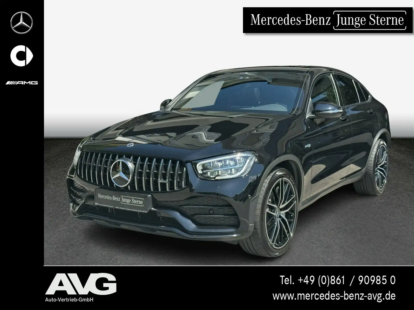 Mercedes-Benz GLC 43 AMG GLC 43 AMG 4M Coupe DigDisp SHD Night StdHzg Navi Schwarz - 1