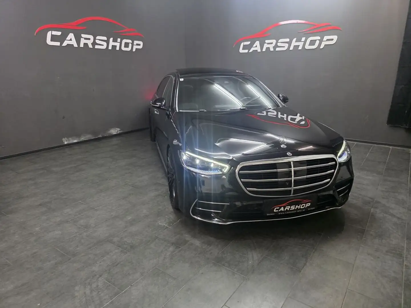 Mercedes-Benz S 350 d 4Matic L  Amg-Line Pano Schwarz - 2