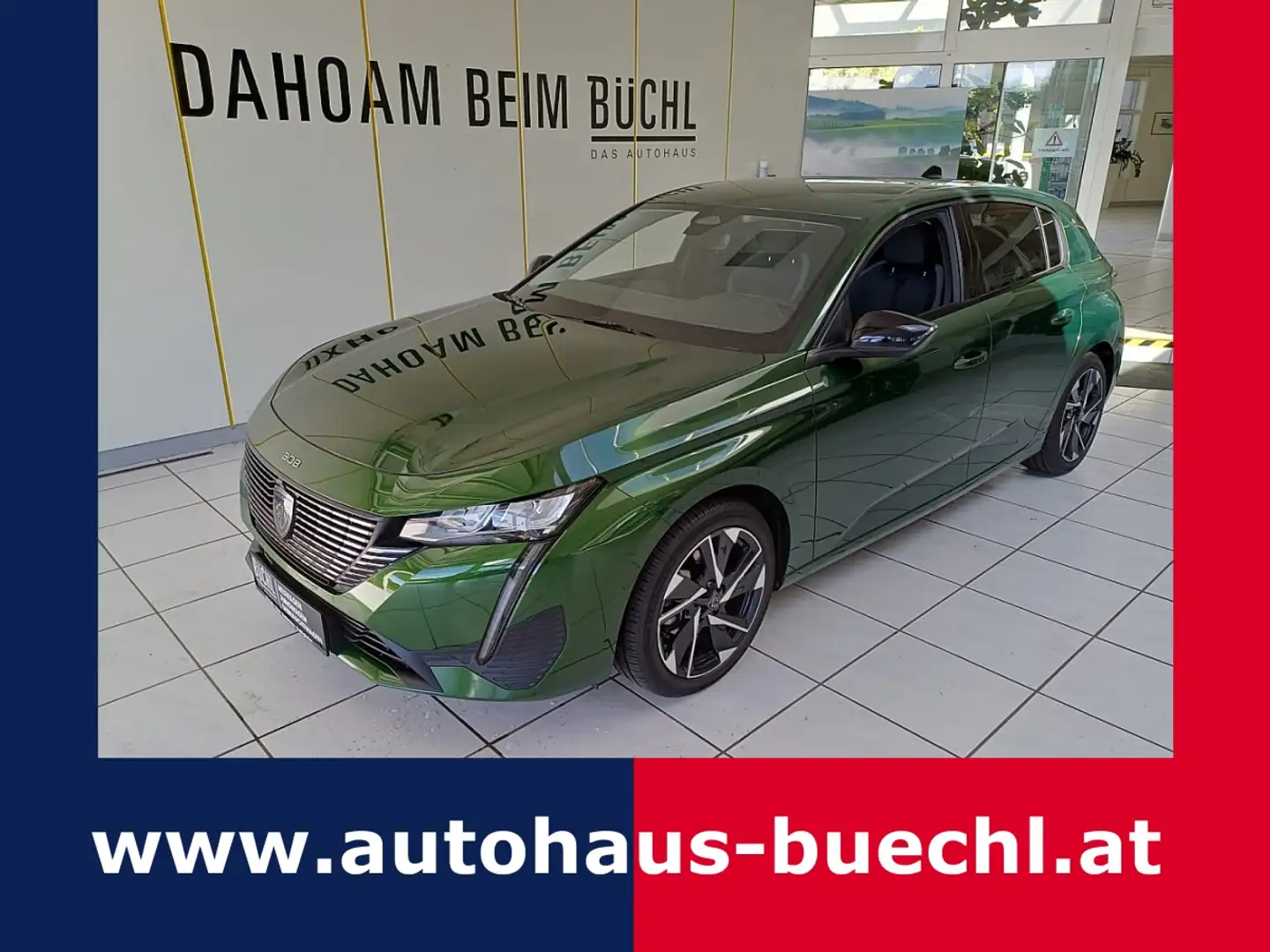 Peugeot 308 PT 130 S&S 6-Gang-Manuell Allure Pack Grün - 1