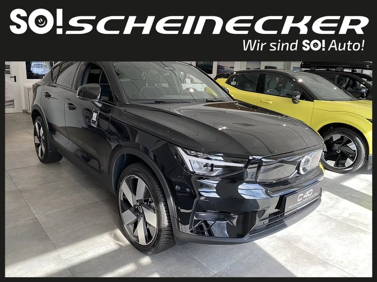 Volvo C40 Recharge Single Front 67kWh Plus Noir - 1