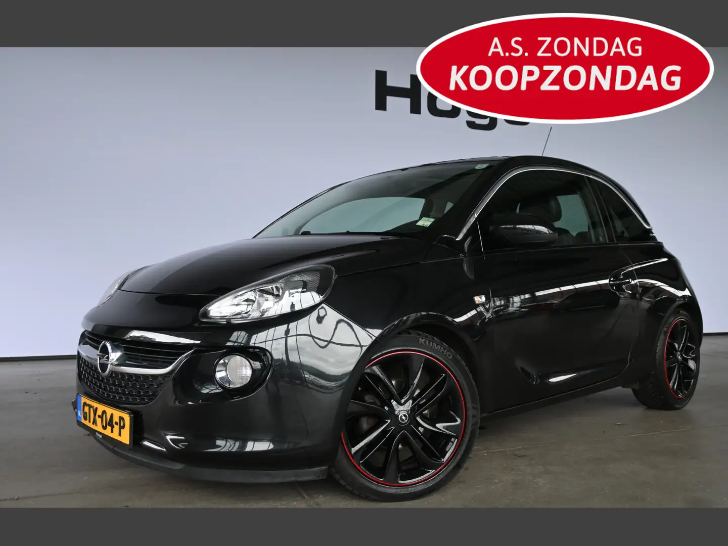 Opel Adam 1.4 Glam Clima Cruise Control Panoramadak 100% Ond Zwart - 1