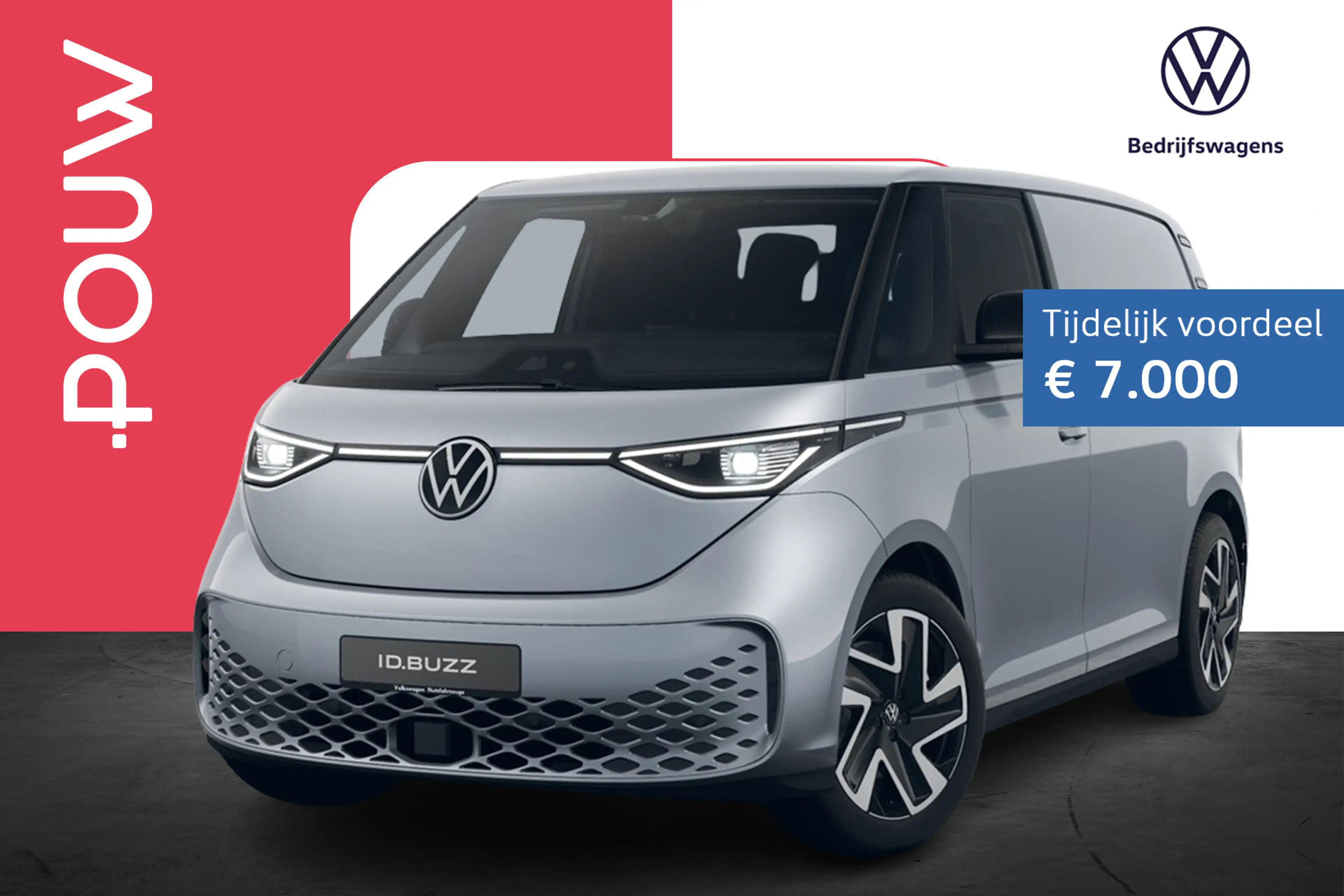 Volkswagen ID. Buzz Cargo 286pk Bulli Limited Edition 79 kWh | 20" Velgen |