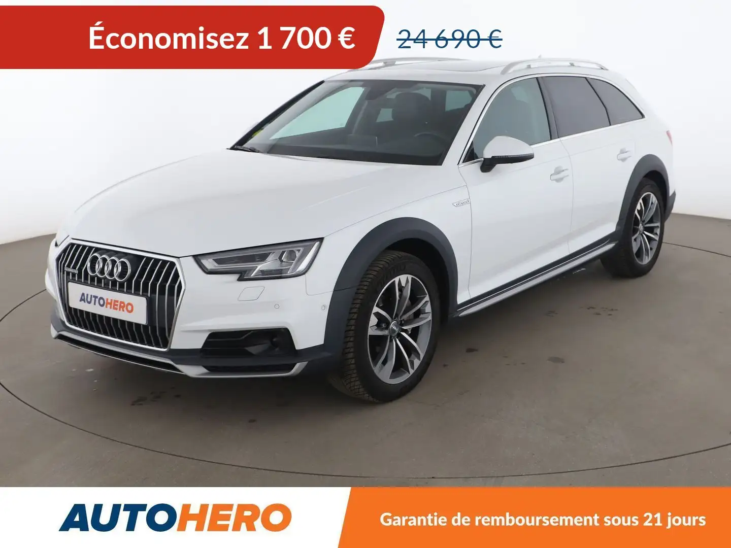 Audi A4 allroad 2.0 TDI Quattro Design Luxe S Tronic Blanc - 1